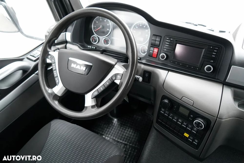 MAN TGM 18.340 / 4X2 / BASCĂLARE 3 LATERALĂ / BANCĂ HIDRODOXY / CAMION CU 7 LOCURI / BORDMATIC - 27