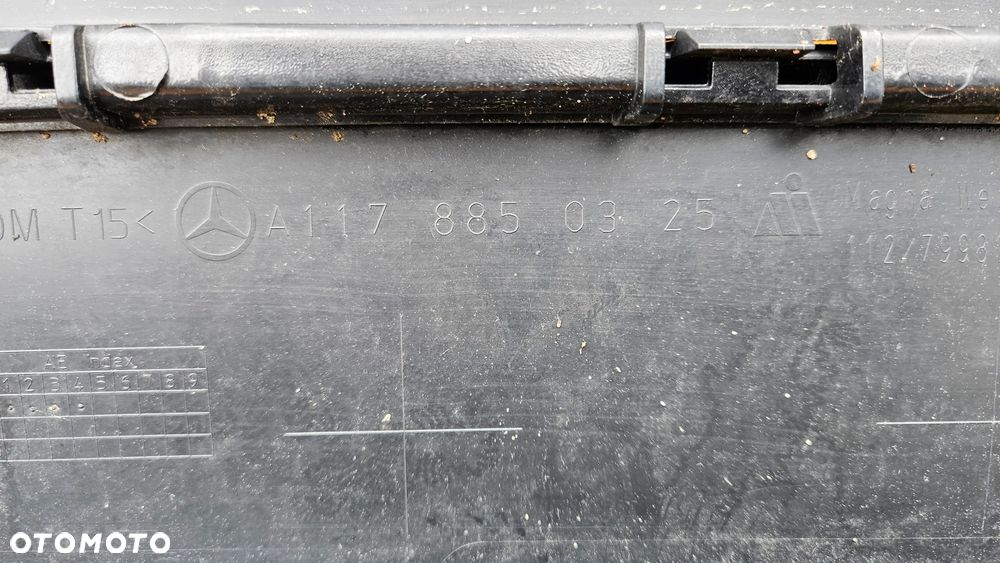 MERCEDES CLA C117 W117 13-16 Zderzak tył pod czujniki parkowania Zderzak tylny 6x PDC Spojler A1178850325 - 18