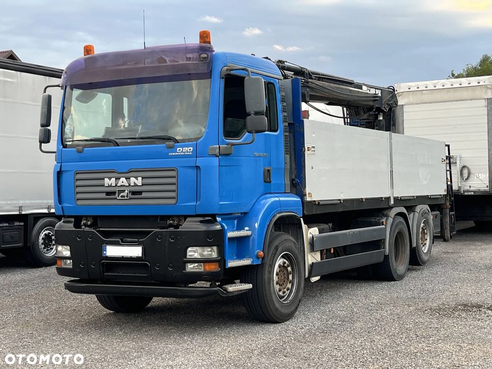 MAN TGA 26.390 / 6X2/ HDS HIAB 185K- 11,2m- ważny UDT / ROTATOR HYDR / OS SKRĘTNA /  SKRZYNIA 6,3m - 1
