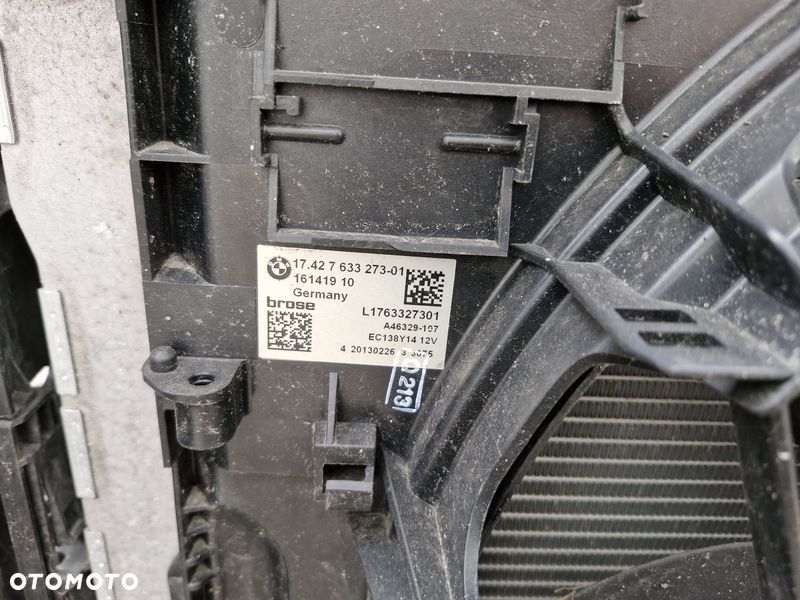 BMW F10 F11 2.0 D PAS PRZEDNI WENTYLATOR CHŁODNICE BELKA WZMOCNIENIE PRZÓD - 13