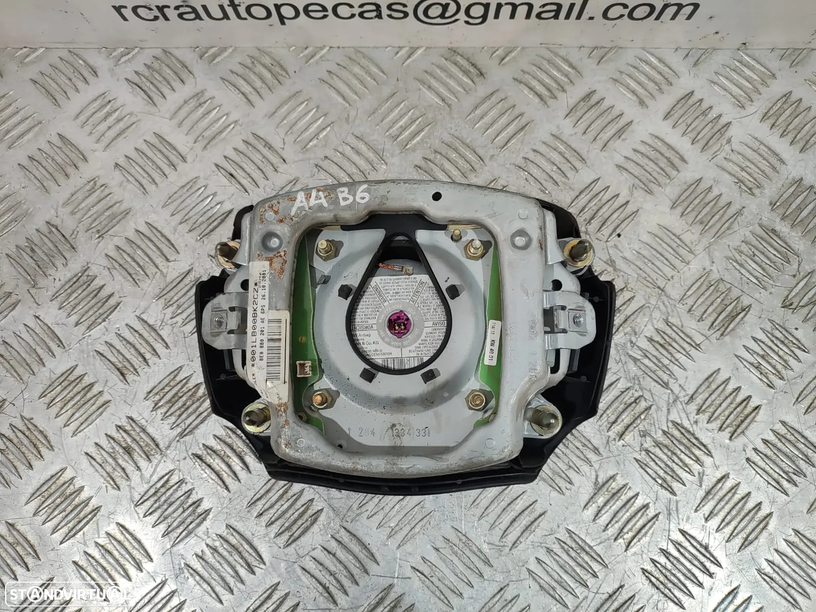 Airbag condutor Audi A4 B6 original - 6