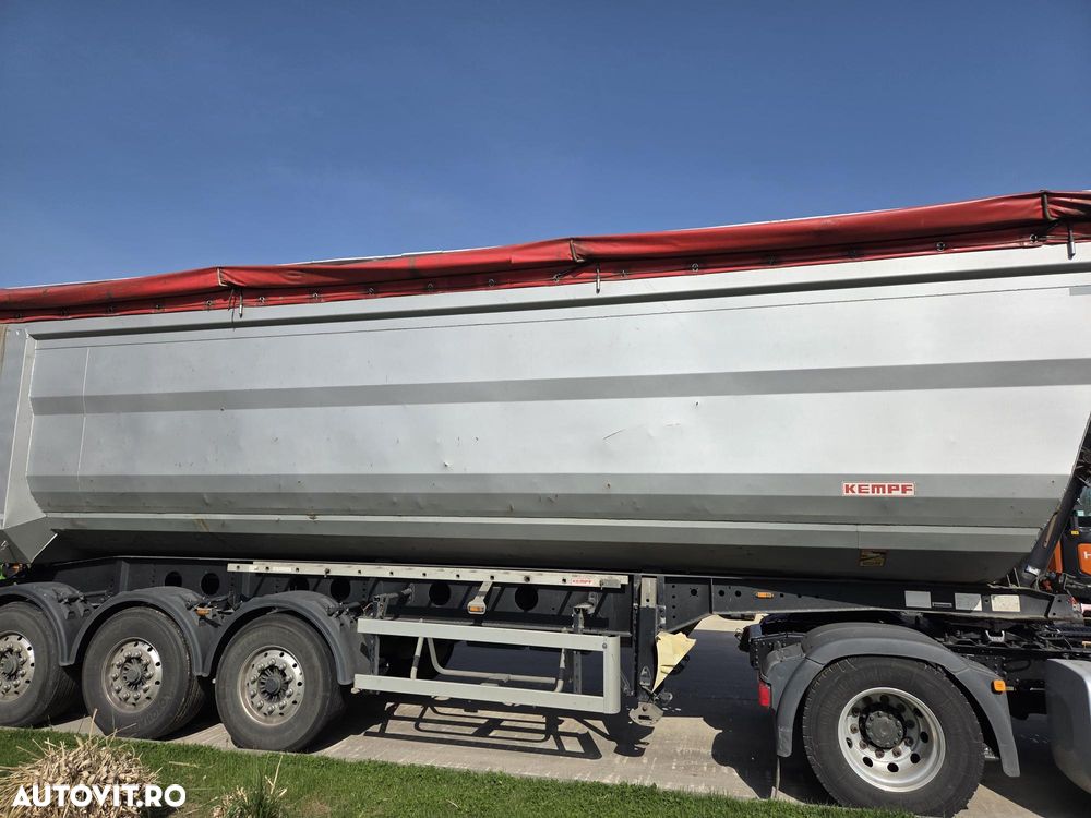 Kempf 50m3 FIER VECHI, 2017, axe BPW, Usi spate, Axa liftabila, jante aluminiu, Scena vizitare, prelata, Carte identitate RAR, rulata in Germania, posibilitate leasing-PROMOTIE 20.900 EUR+Tva - 20