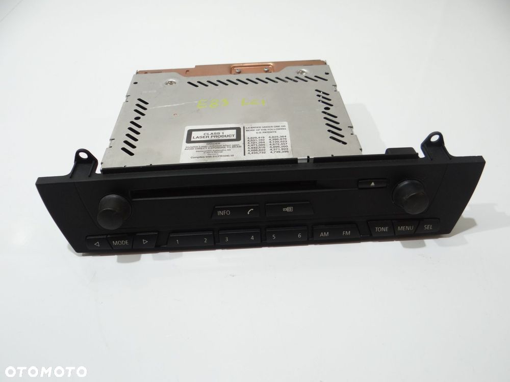 RADIO CD PROFESSIONAL BMW X3 E83 LCI 9146714 - 1