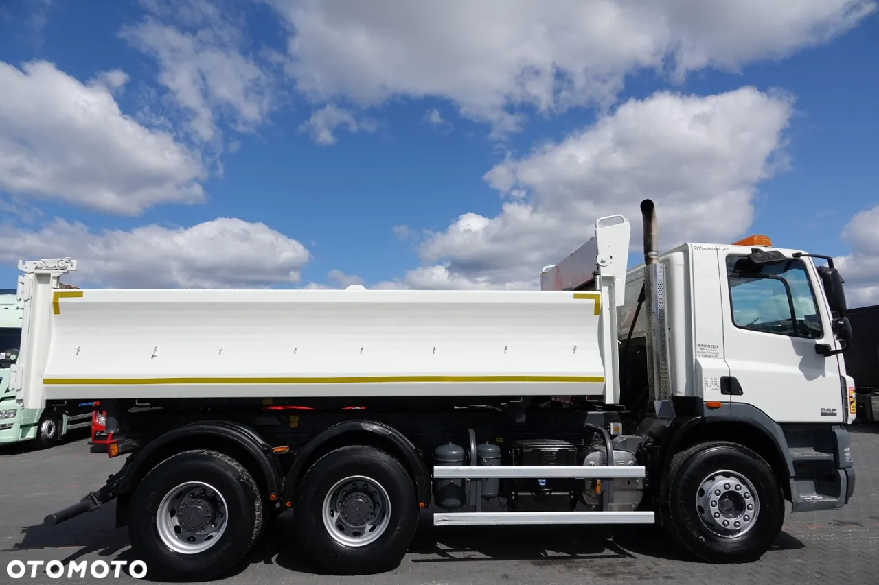 DAF CF 85.410 / 6X4 / WYWROTKA 2 STR / BORDMATIC / HYDROBURTA / MANUAL / SPROWADZONY - 19