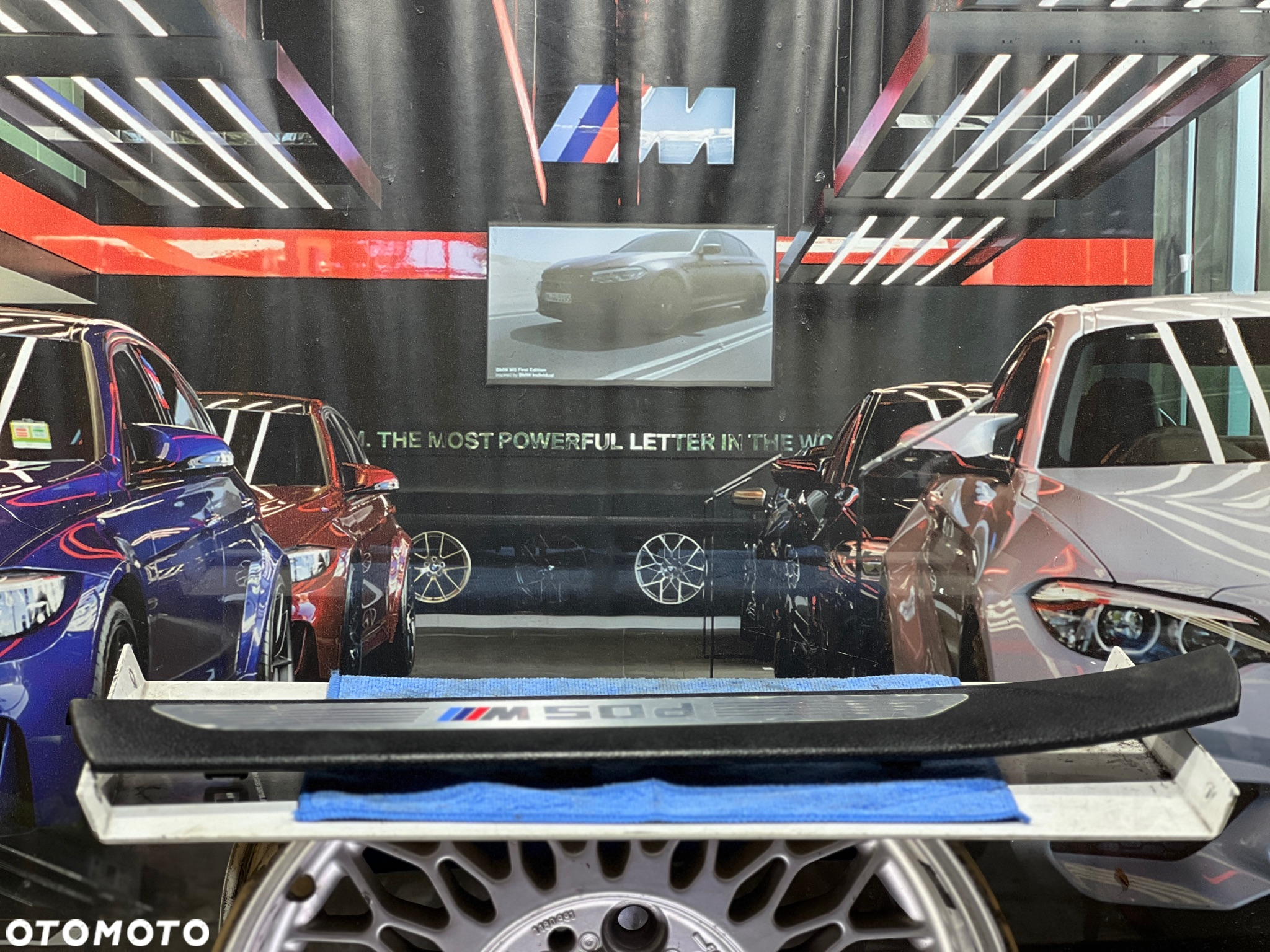 BMW F15 X5M50d EUROPA  LISTWA NAKŁADKA PROGOWA M50d LEWY PRZÓD  7284557 - 6