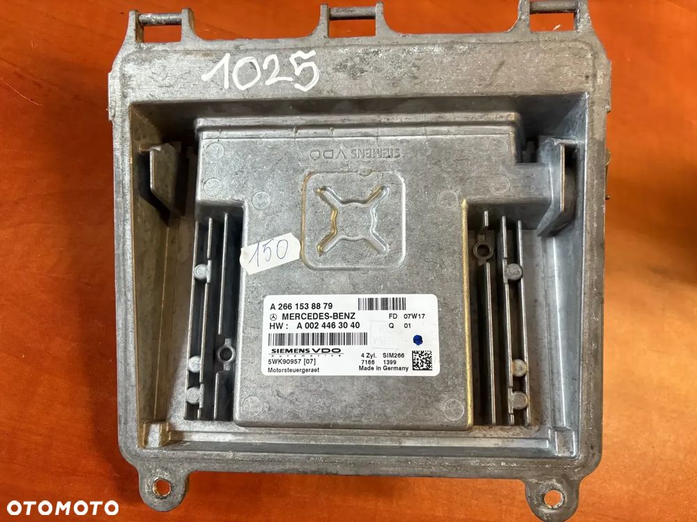 KOMPUTER, STEROWNIK MERCEDES KLASA B W245 W169 A2661538879 A0024463040 5WK90957 - 1