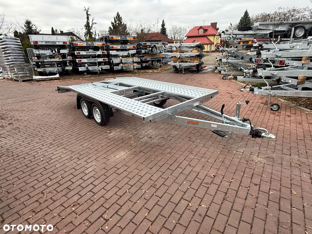 Neptun Laweta Neptun  4,2x2,1m DMC 2700 kg raz łamana mocna spawana DOSTAWA MOTOMUS - 3