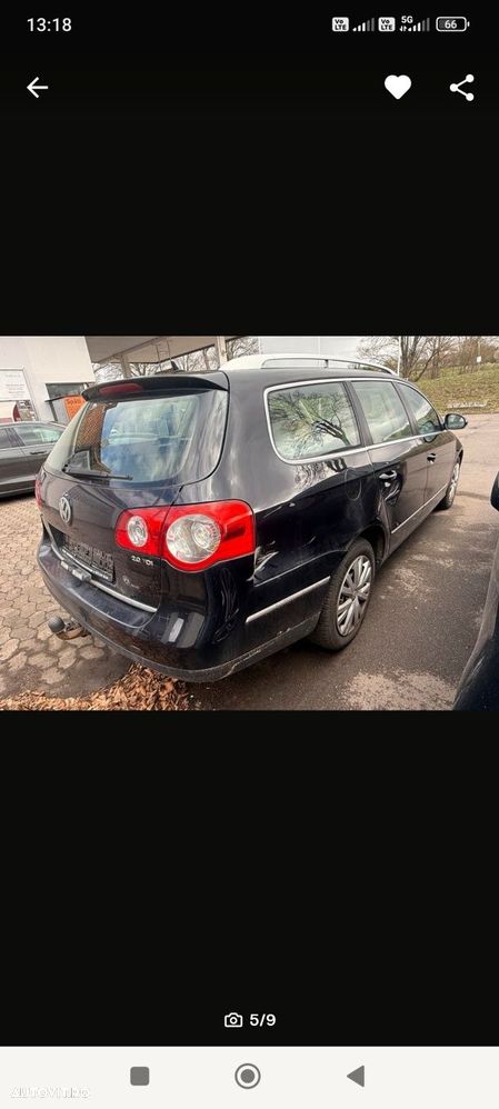 Față completă bot VW Passat B6 negru LC9X bară faruri trager radiatoare capotă - 3