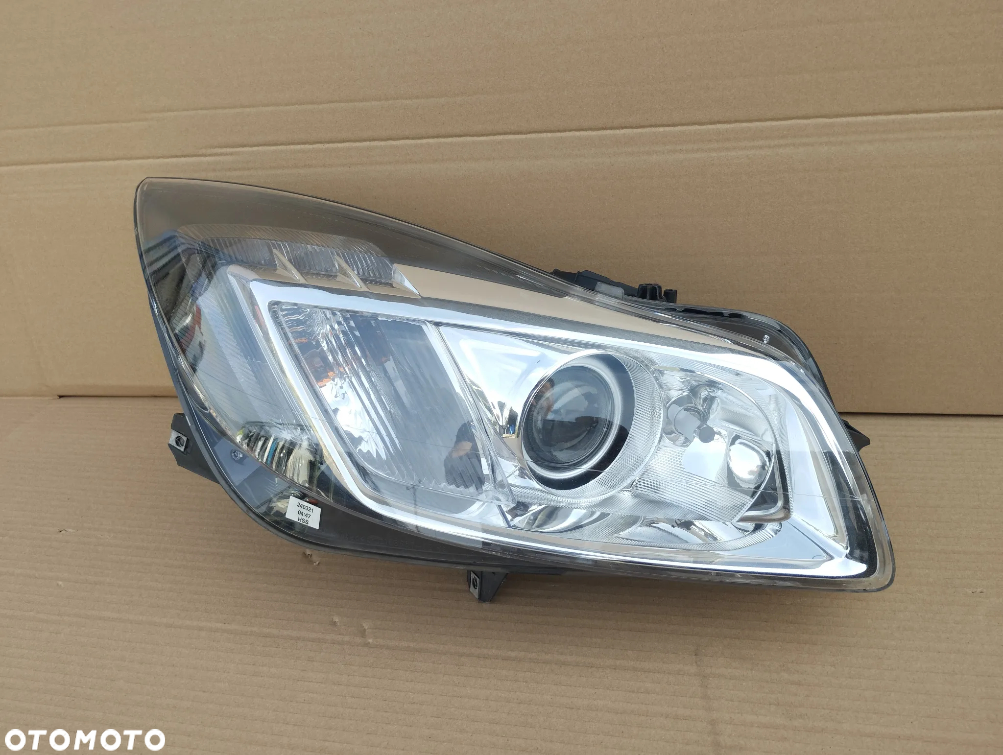 Opel Insignia A 08-13r lampa lewa + prawa komplet przód przednia Bi-Xenon Skrętny Xenon - 3