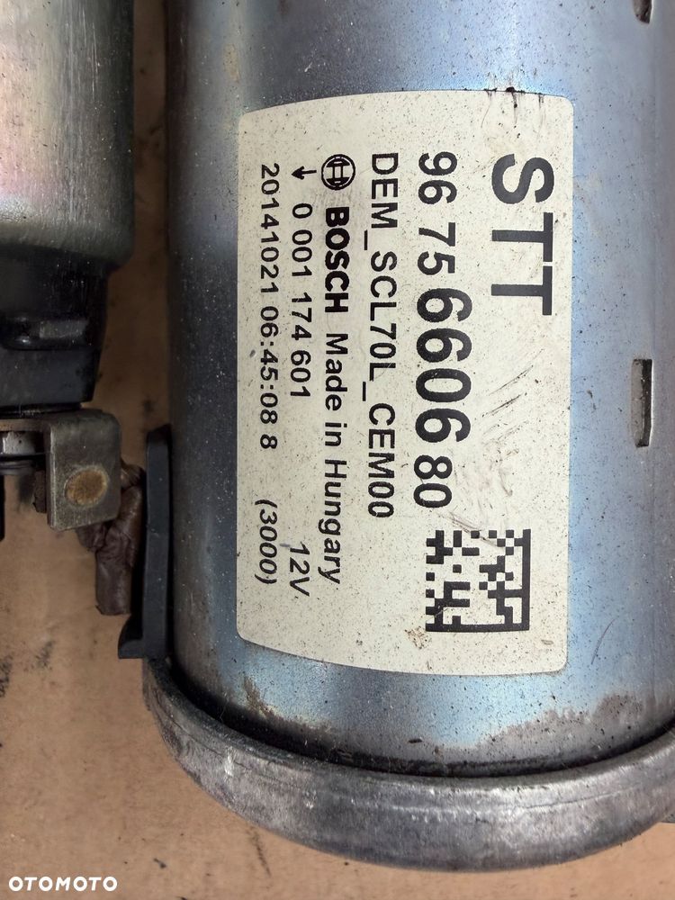 ROZRUSZNIK PEUGEOT 308 II T9 1.6 HDI BLUEHDI 9675660680 0001174601 ITA - 2
