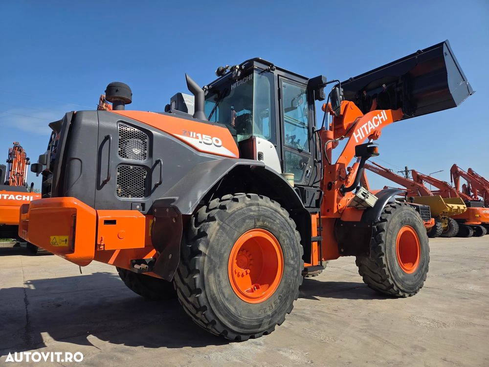 Hitachi ZW150-6, 2018, 5.304h, 21.348km, cupa 2,5mc, Masa 14 tone, cupla rapida, anv Michelin 80% ok, cantar, camera spate masalier, FULL OPTION, filtru suplimentar, Aer cond, rulat in Germania, posibilitate leasing, STARE FOARTE BUNA-PROMOTIE 69.900 EUR+Tva - 1