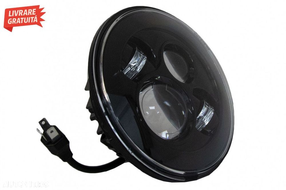 Faruri Full LED CREE Dublu Proiector Jeep Wrangler JK TJ LJ Land ROVER - 3