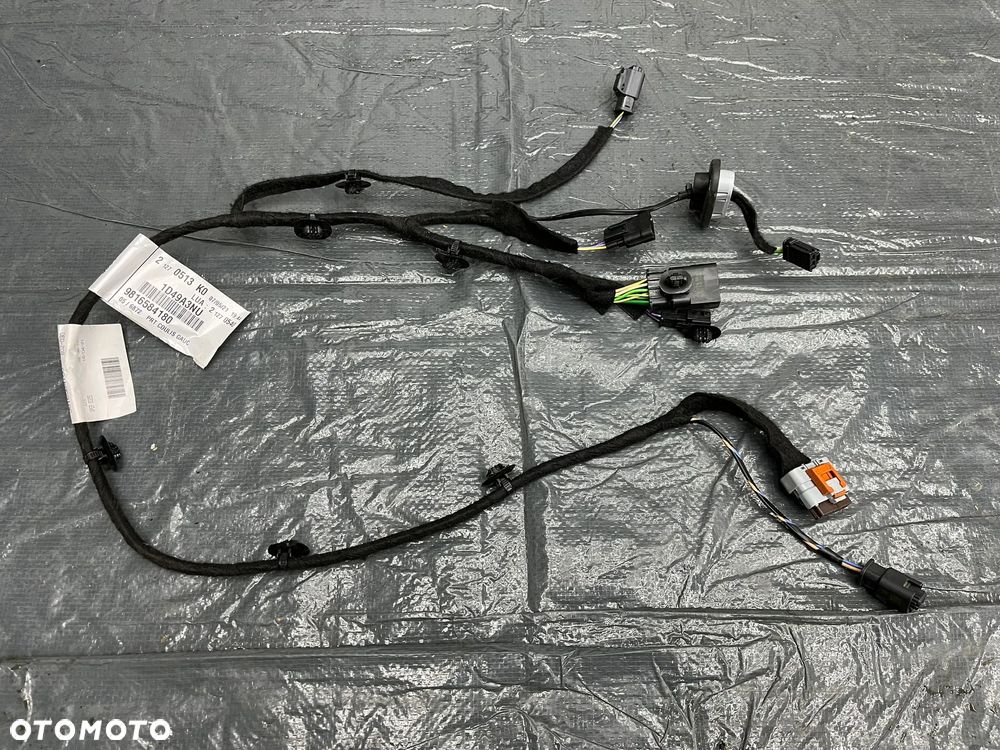 Peugeot Citroen Instalacja wiązka kabli drzwi prawy tył 9816584180 - 1