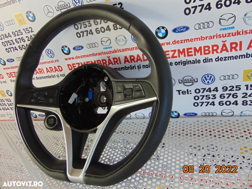 Volan Alfa Romeo Stelvio volan piele cu comenzi buton start stop dezmembrez - 5