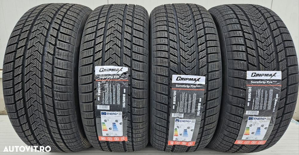 245/50 R18, 100V, GRIPMAX, Anvelope iarna M+S, Aderenta clasa A