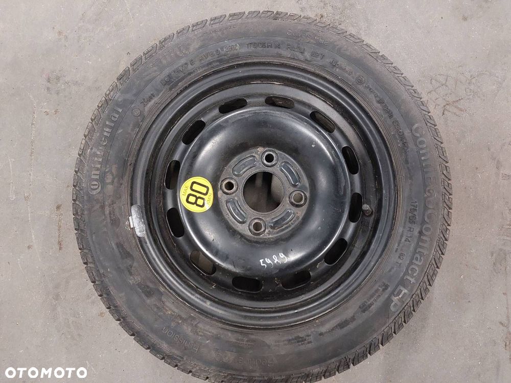 KOŁO ZAPASOWE FIESTA MK5 4X108 FI 63,4 175/65R14 CONTINENTAL 2002 - 1
