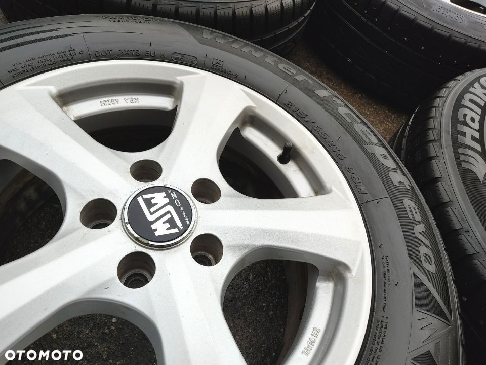 215/65R16 Opony Zimowe Zima HANKOOK Winter I*CEPT EVO 6,5-5mm Legnica ALU-RAD 215/65 - 11