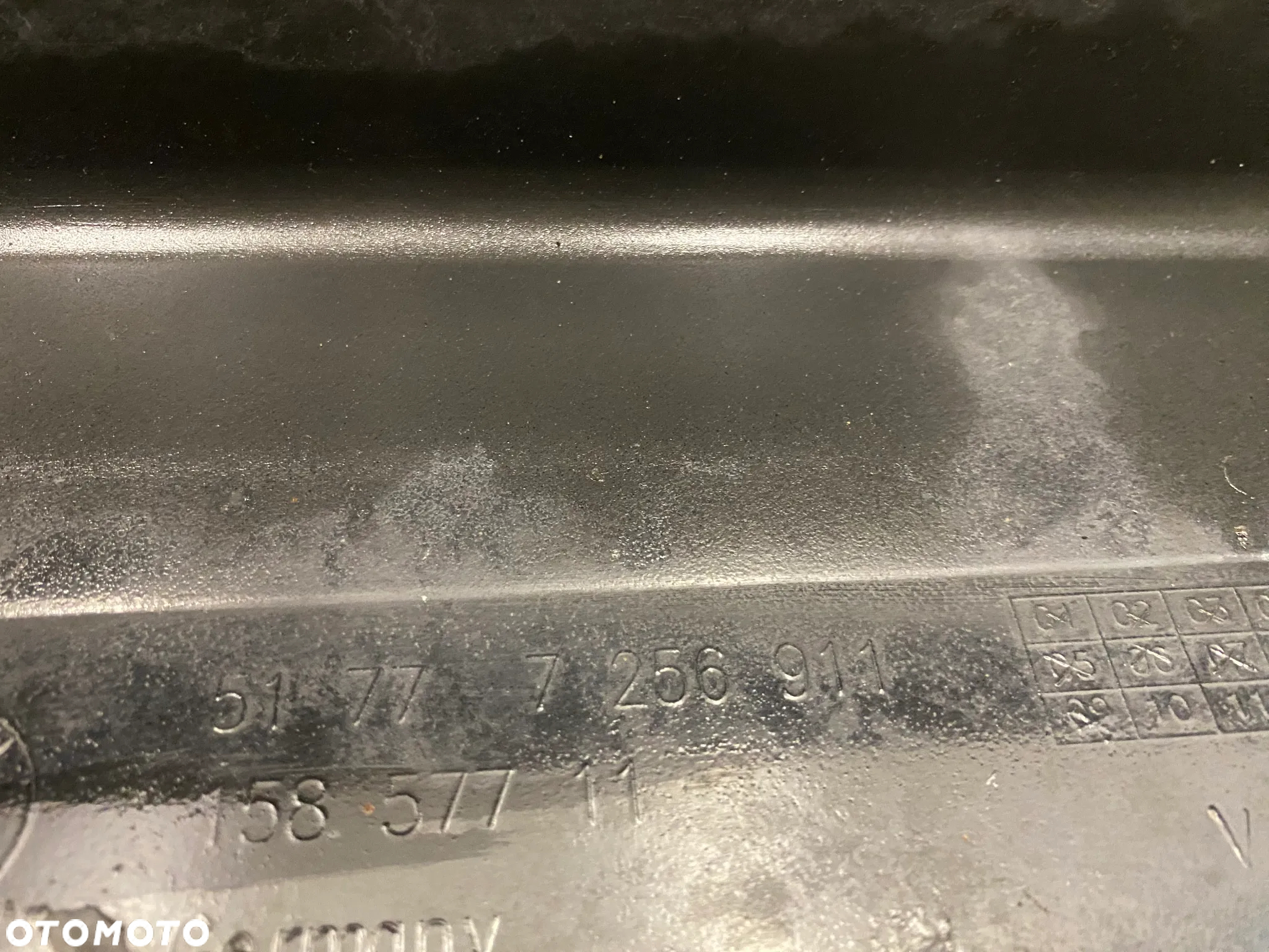 BMW 3 F30 listwa nakładka progowa prawa lewa 7256912 7256911 - 3