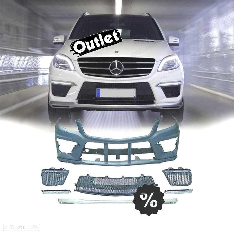 R010363C1 PÁRA-CHOQUES FRONTAL PARA MERCEDES M-KLASSE W166 11-15 - 1