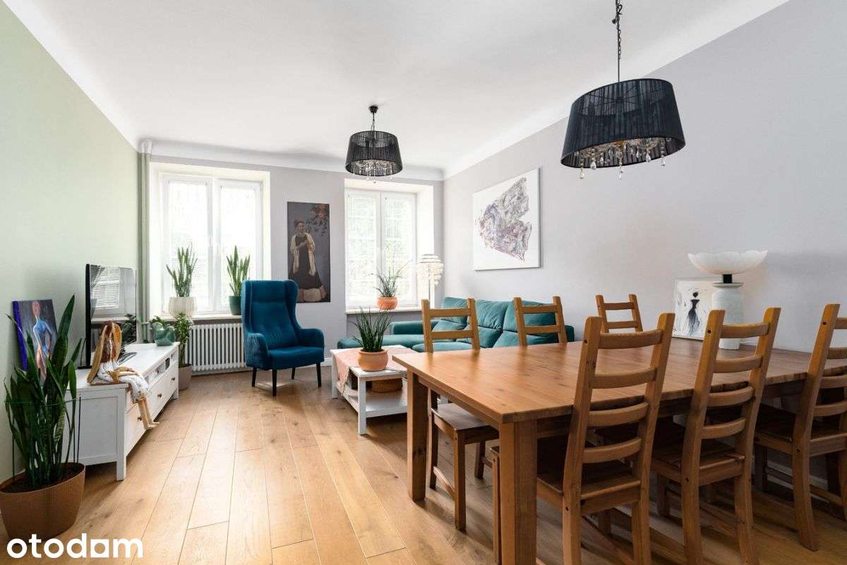 3 pokoje 77,7 m², kamienica, Powiśle