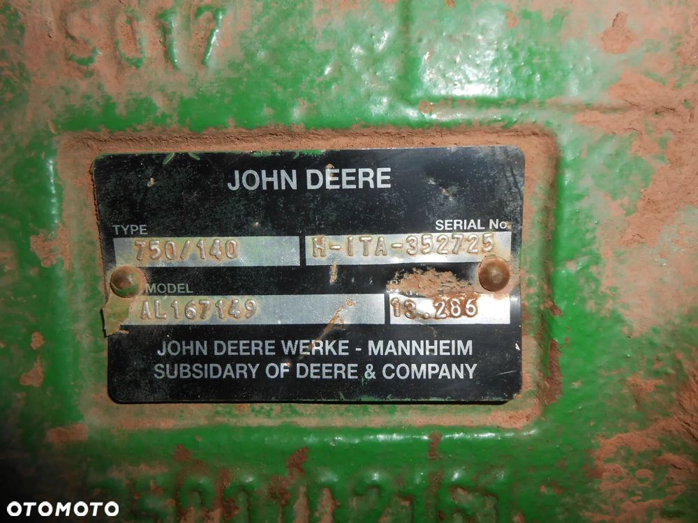 Przednia oś Dana Spicer 750/140 TLS bez hamulców John Deere 6930 - 2