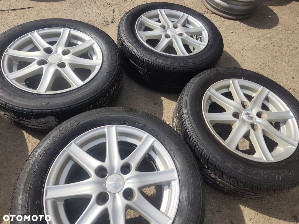 4x100 Felgi Aluminiowe Alufelgi 14 Koła letnie lato Mitsubishi Colt Carisma Lancer Mirage Rover 200 25 400 45 Subaru Justy Toyota Yaris Corolla Suzuki Swift Baleno Liana Ignis Kia Rio Picanto Daihatsu Sirion Charade Hyundai Accent i10 i20 Getz Honda Civic City Jazz Fit PRELUDE Mazda 121 323 Demio Legnica ALU-RAD 165/70 6,5-7mm - 4