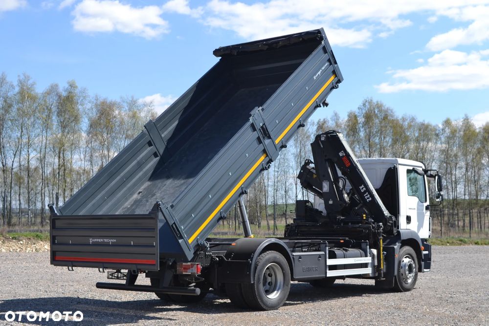 MAN TGM 15.290 18.290 Nowy 3-stronny Wywrot Kiper Wywrotka HDS Żuraw Hiab 099 Sterowanie radiowe Atego Axor Antos TGL - 4