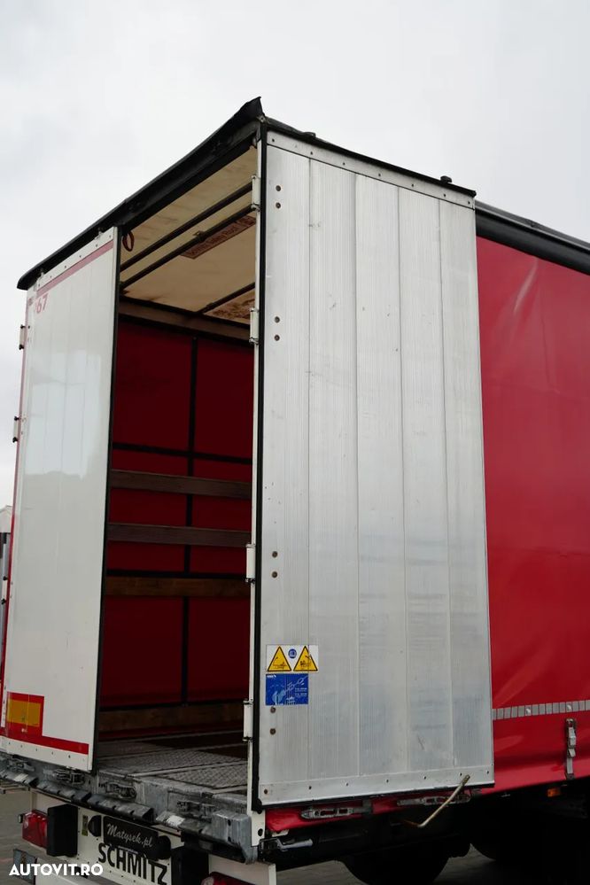 Schmitz Cargobull CORTINĂ / JOLODA / REMORCA RODA / VARIOS / 385/55 R22.5 / ACOPERIȘ CULISANT - 15
