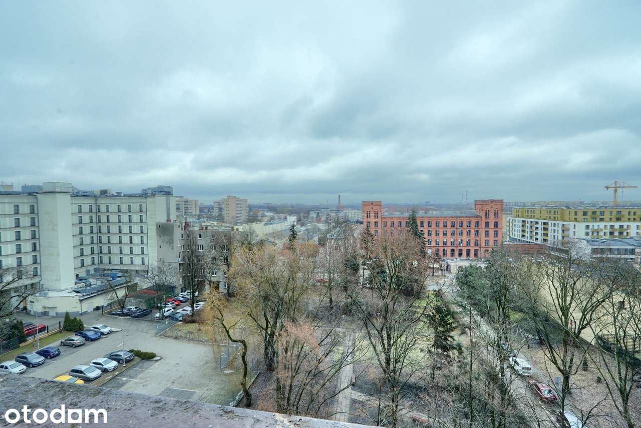 Panorama miasta z Twojego balkonu w centrum Łodzi!