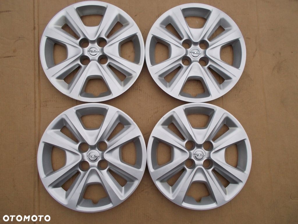 Kołpaki Strukturalne 15 Opel Adam Tigra Astra Corsa C D E Meriva Karl 4x100 - 1