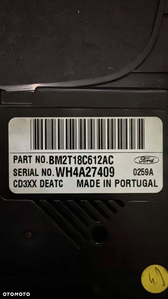ramka radia z panelem klimatyzacji ford s-max mk1 lift - 3