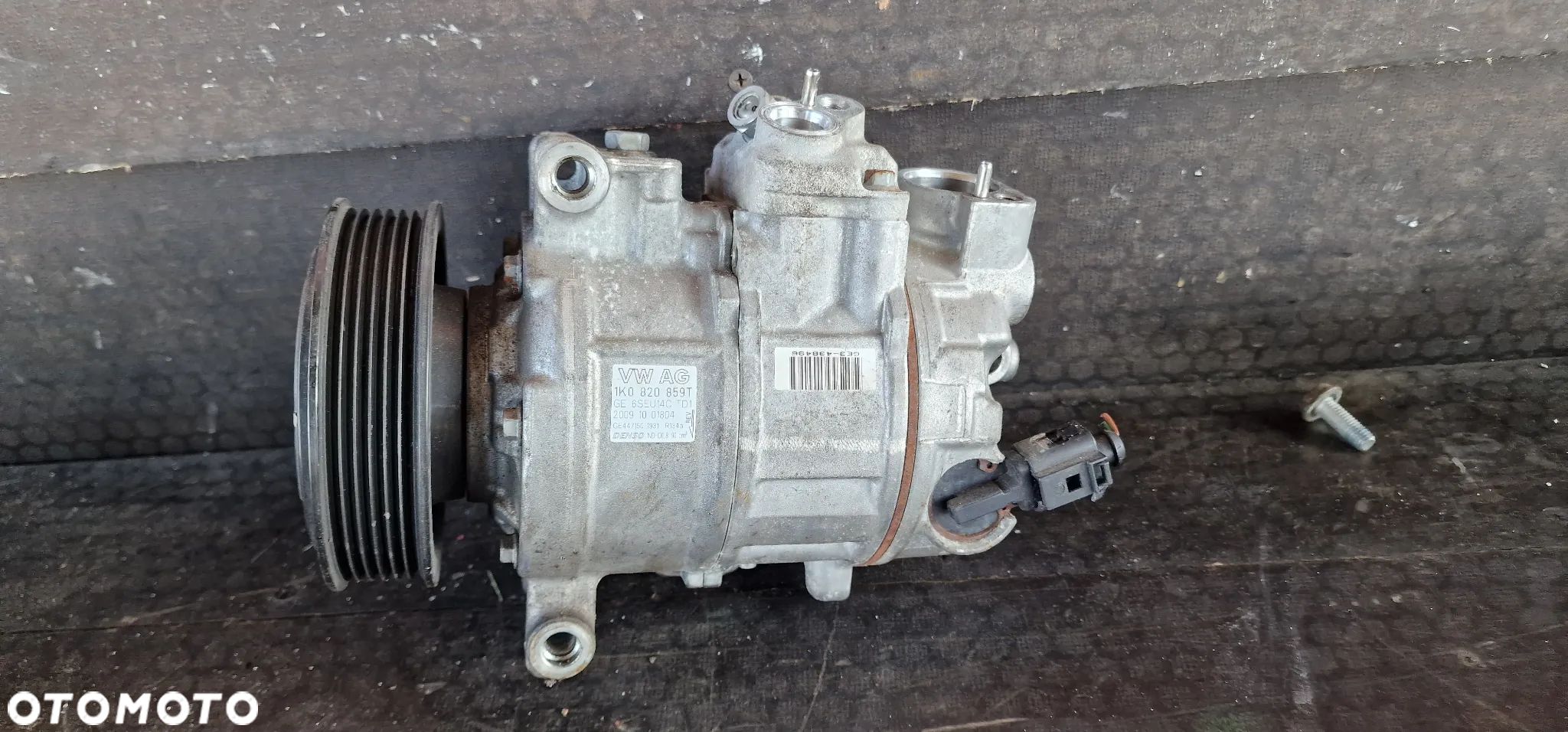 SPRĘŻARKA KOMPRESOR KLIMATYZACJI VW AUDI SEAT SKODA 1.2 1.4 tsi  1k0820859T - 1
