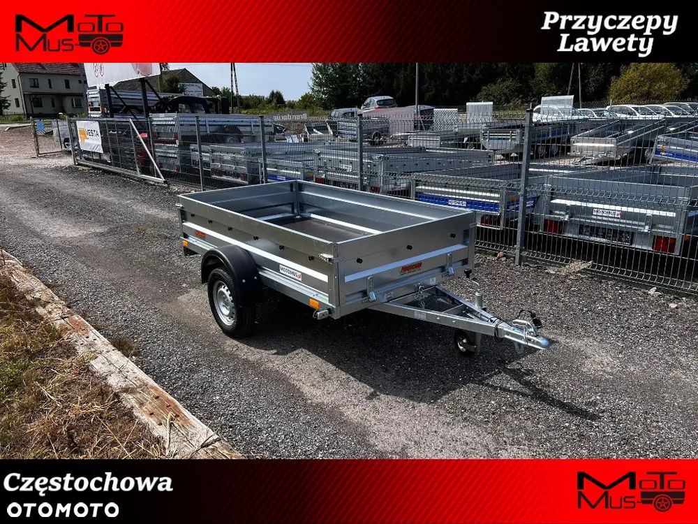 Neptun Przyczepa Neptun 263x129x40cm WYSOKIE BURTY spawana rama Częstochowa MOTOMUS dostawa pod dom - 1