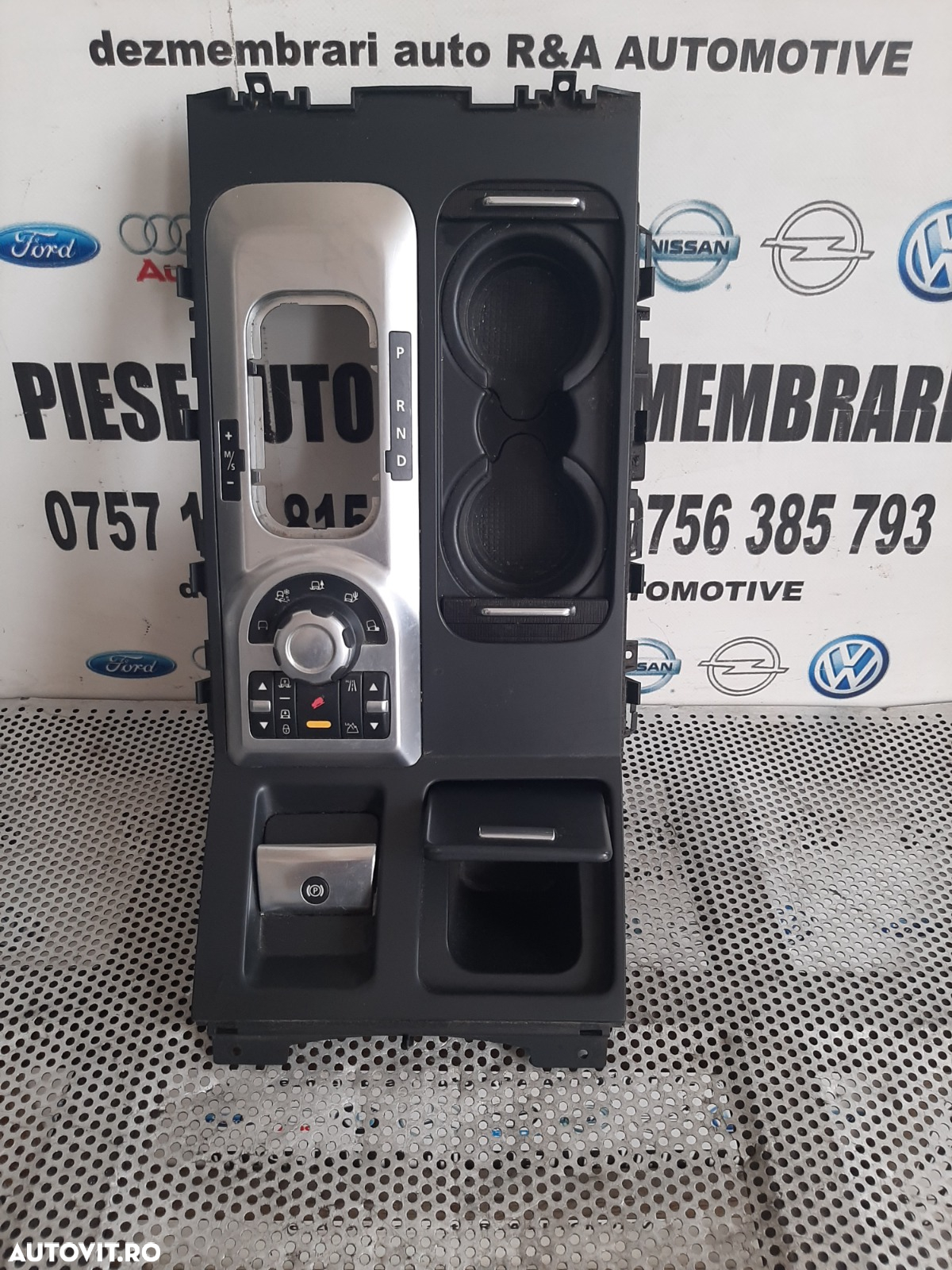 Consola Centrala Suport Pahare Buton Selector Joystick Mod Condus Land Rover Range Rover Vogue L322 - 3