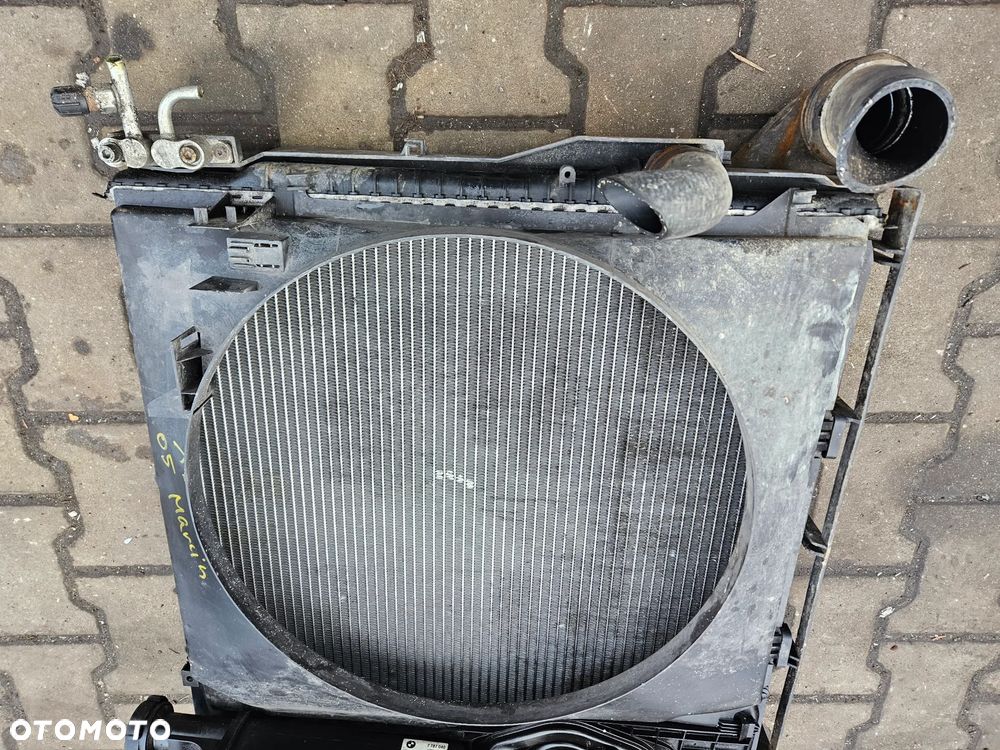 BMW X5 E53 3.0 D chłodnica wentylator - 8