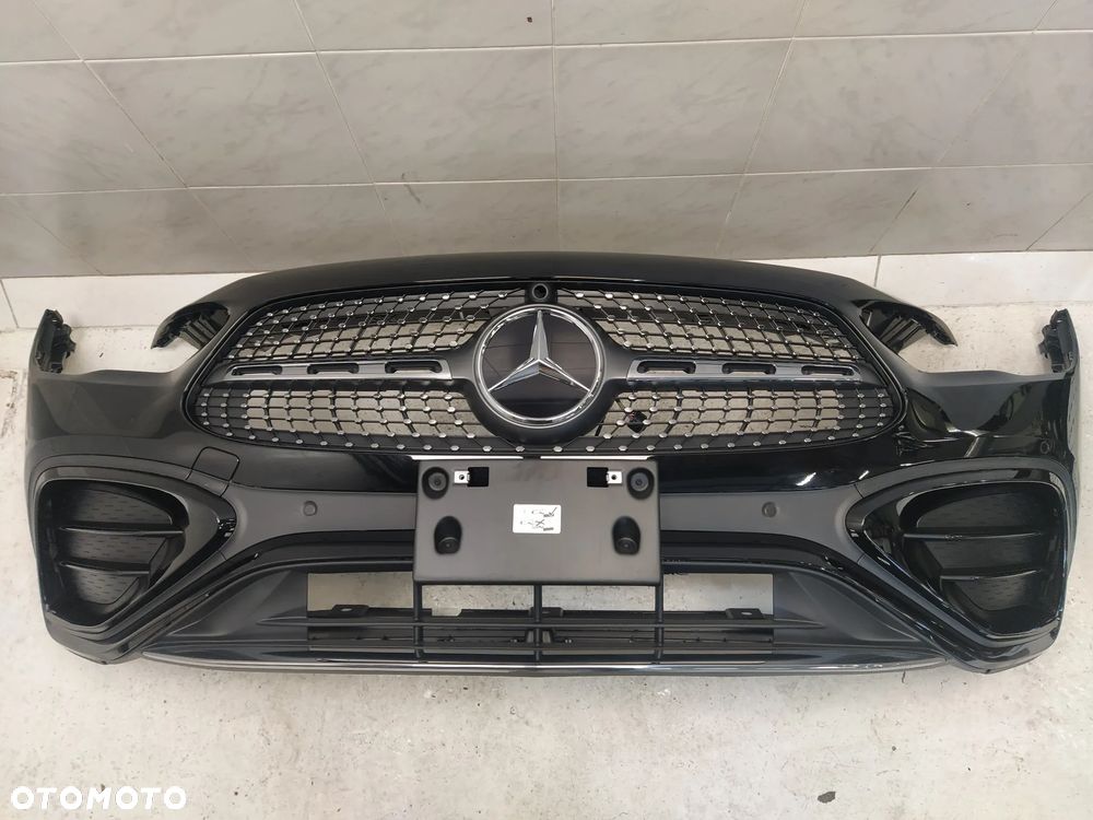 MERCEDES GLA H247 AMG LIFT 23- ZDERZAK PRZÓD PRZEDNI GRILL ZANCZEK GWIAZDA 6XPDC KRATKI ORYGINAŁ - 2