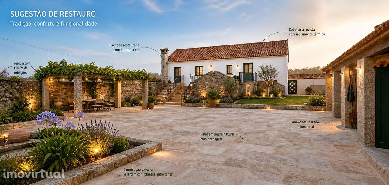 Casa para Recuperar em Barqueiros, Ideal para Investimento - Grande imagem: 3/28