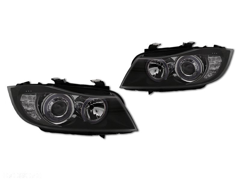 REFLEKTOR LAMPA RINGI ANGEL KPL LED BMW 3 E90 E91 - 1