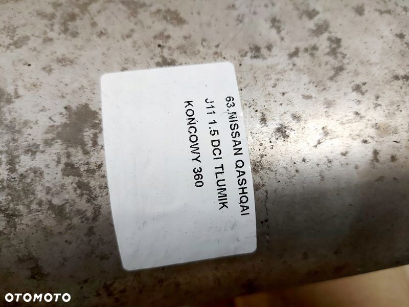 nissan qashqai ii 2 j11 1.5 dci tłumik wydech końcowy - 6