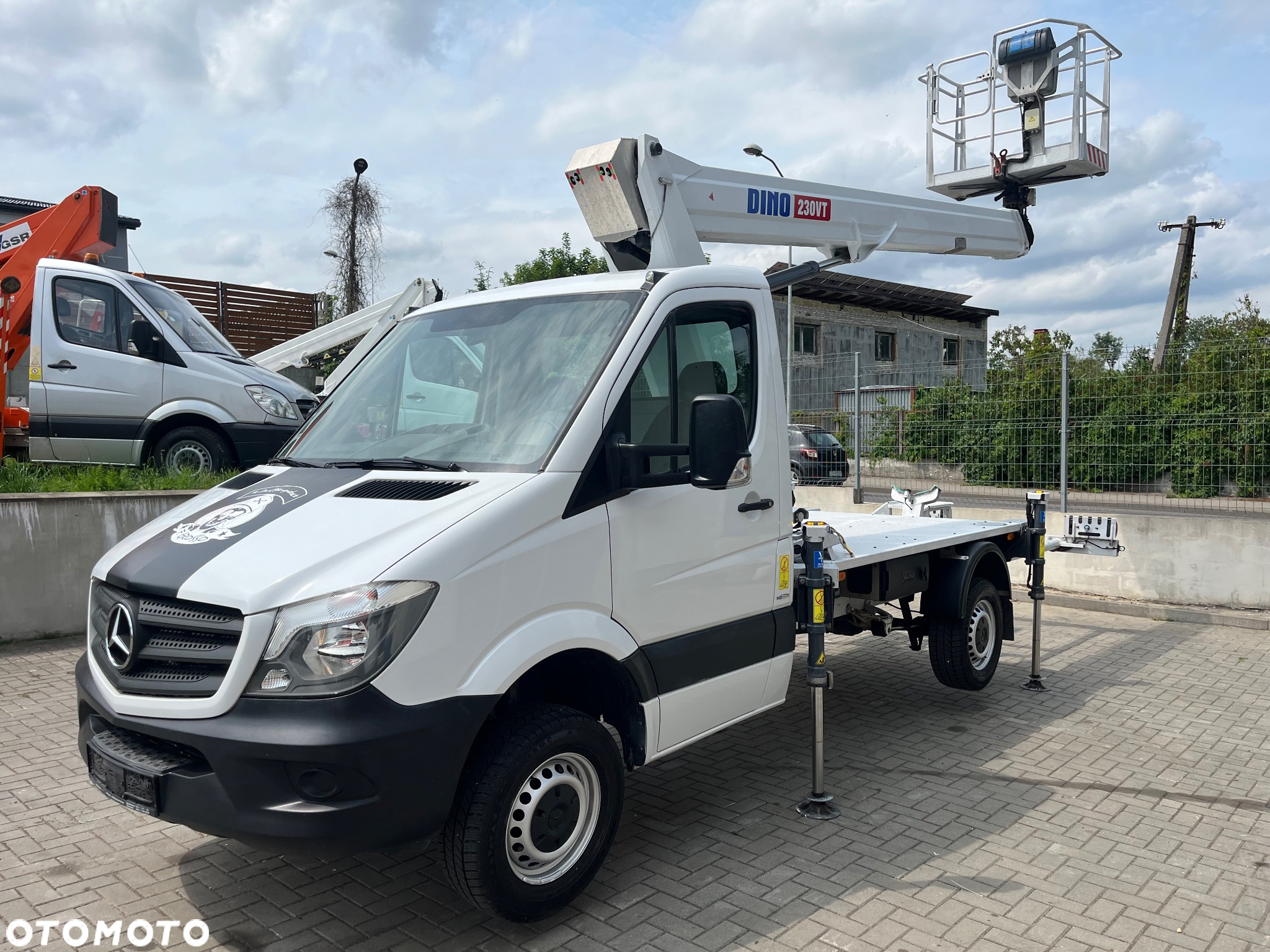 Mercedes-Benz Podnośnik Koszowy Zwyżka Dino 230VT 23 metry 15 metrów bok Mega zasięgi!! Jak Ruthmann Wumag Gsr Sterowanie z Pilota !! - 40