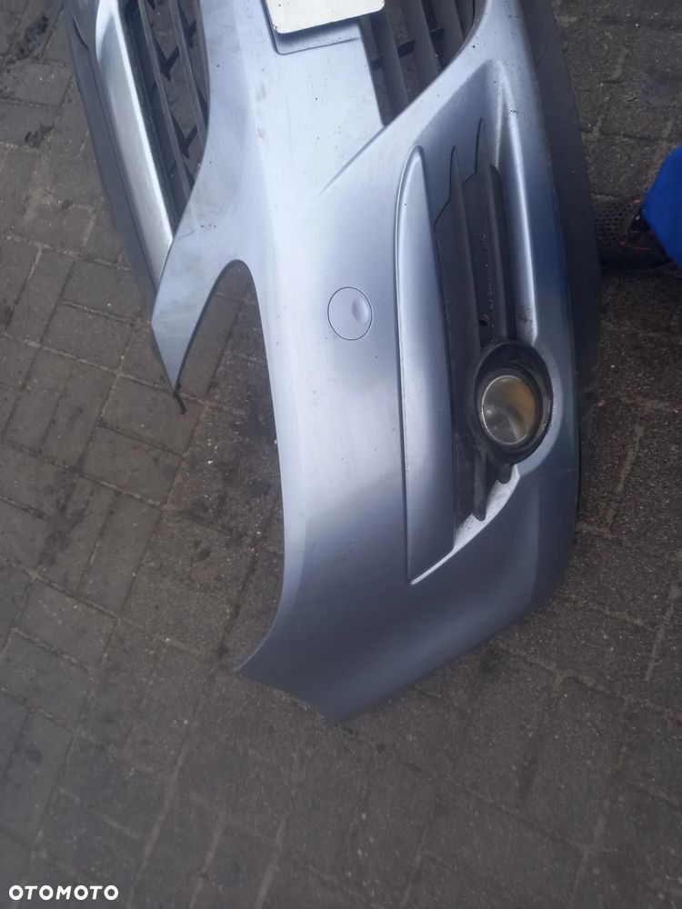 OPEL CORSA D ZDERZAK PRZOD SREBRNY HALOGENY - 3