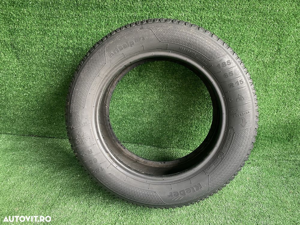 Set 2 anvelope Iarna 75 ron BUCATA Kleber Krisalp HP 3 185 65 R 15 4mm - 3