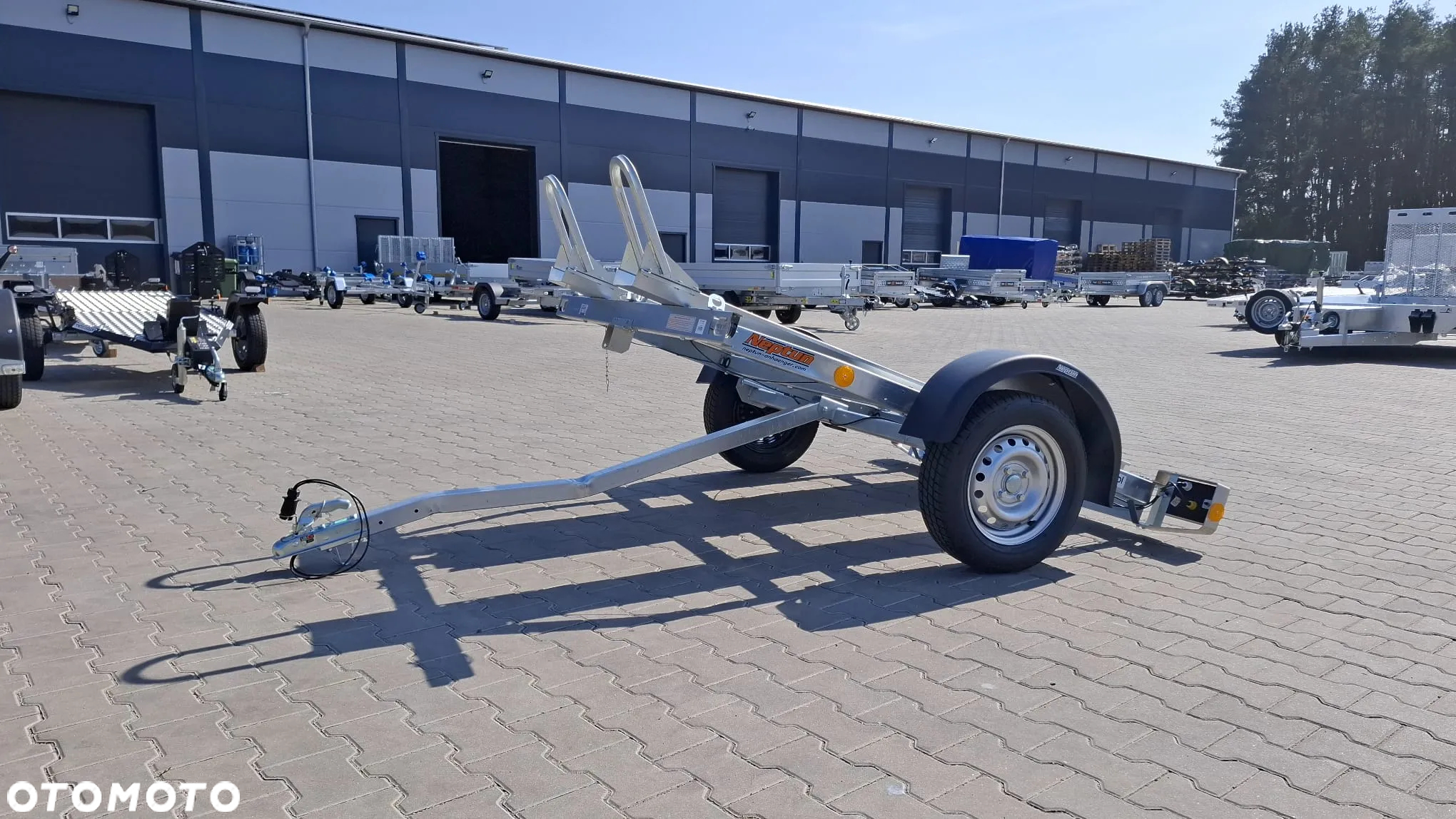 Neptun GN064 DOSTAWA Przyczepka na dwa motocykle 225x130 DMC 750kg UCHYLNA motocyklowa MOTO - 6