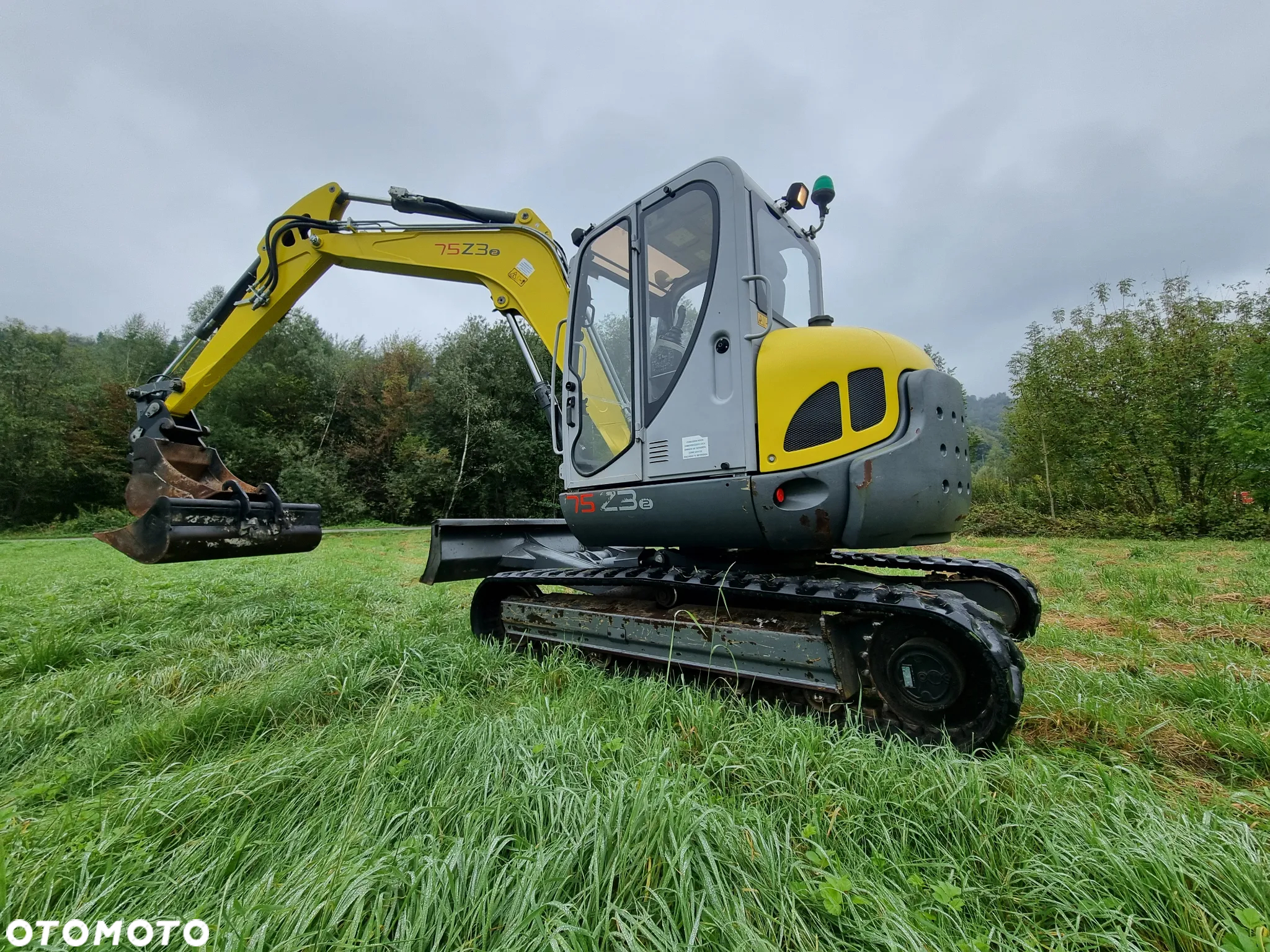 Wacker Neuson 75Z3 Koparka Gąsienicowa 8 ton jak Nowa z Norwegii 2015r Klima 2300mtg  Zero luzów wycieków Serwisowana w Dekra Silnik Yanmar pompa ON - 5