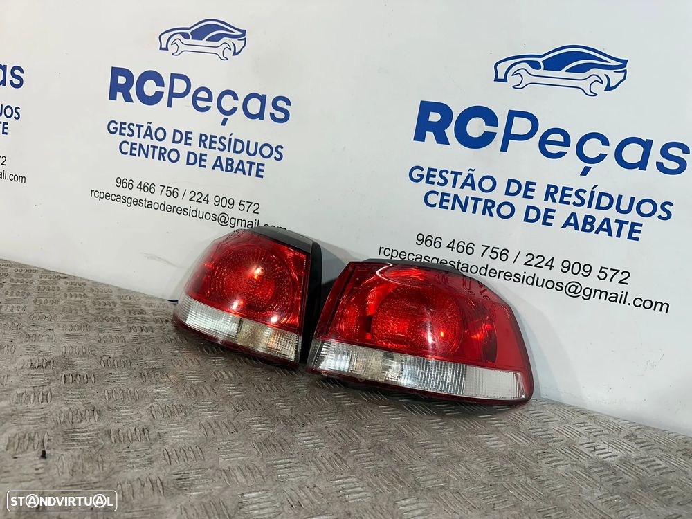 .Conjunto Farolins Tras Traseiro Esquerdo Direito Original Volkswagen VW Golf 6 Mk6 5k0945096E 5k0945095E 2008 - 2013 - 3