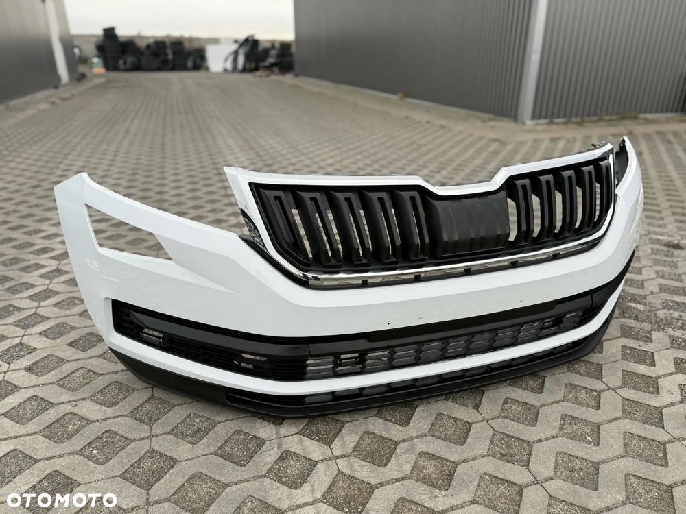 Skoda Kodiaq I Zderzak Przód Przedni Kompletny grill LS9R 4xPDC 2016-2021r. - 12
