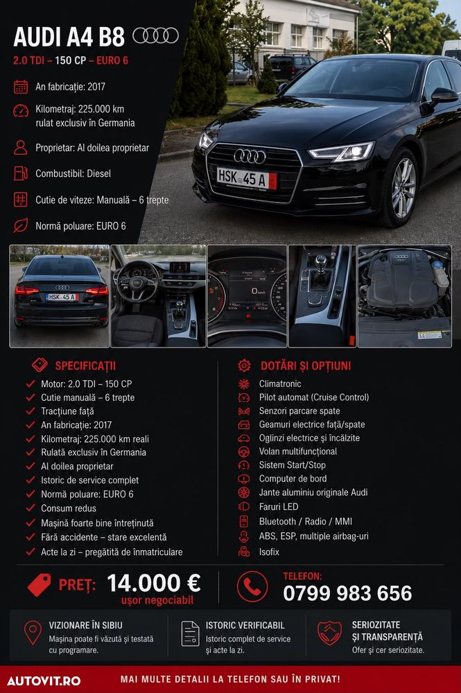 Audi A4 Limuzina 2.0 TDI - 1