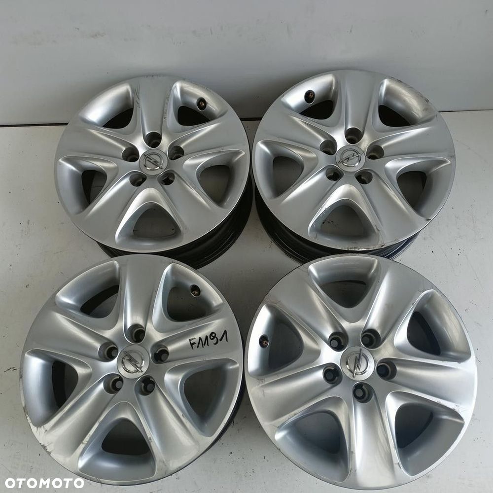 Felgi 5x110 16 Opel Astra Zafira Vectra + Kołpaki 4szt (F1191) - 1