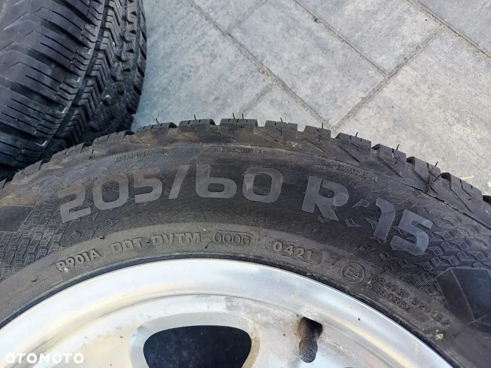 FELGI Z OPONAMI KOŁA ALUMINIOWE MERCEDES SLK R170 R15 5X112 ET37 66,6 mm OPONY VREDESTEIN QUATRAC 5 R15 205/60 WIELOSEZON NR15 - 6