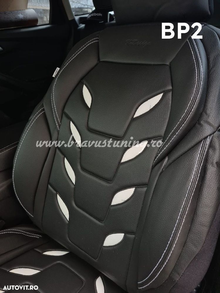 Huse scaun auto Premium Piele Audi, Skoda, Opel,BMW,Vw ,Mercedes etc - 1